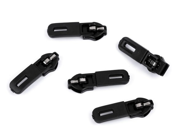 Jezdec na zip spirálový voděodolný No 5 semi-autolock