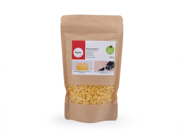 Vosk včelí - peletky k výrobě svíček 200 g