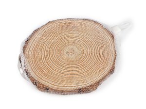 Přírodní dřevěné kolečko / podložka k domalování a dotvoření Ø16 cm