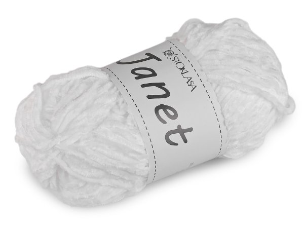 Pletací žinylková příze Janet 100 g