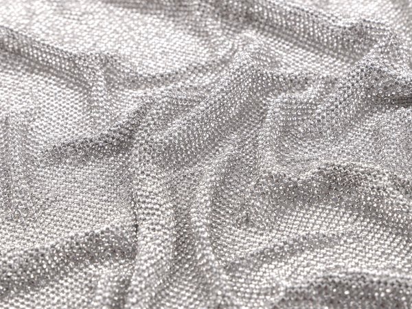 Štras v metráži zlatá, stříbrná 39x116 cm