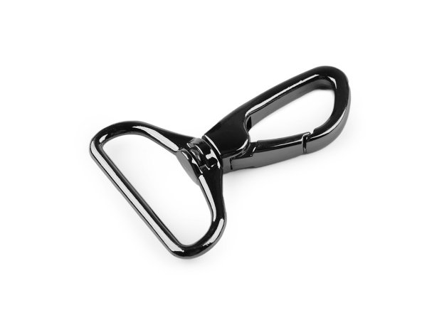 Kovová karabina otočná, průvlek 38 mm