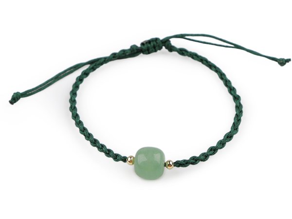 Náramek shamballa s imitací minerálu