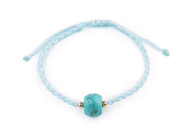 Náramek shamballa s imitací minerálu