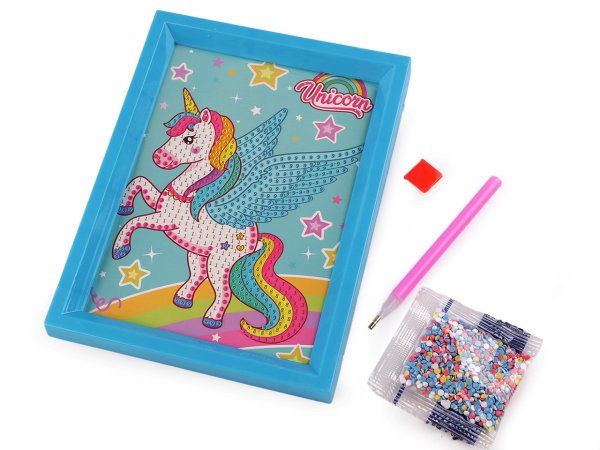 Diamantové malování s rámečkem, kreativní sada
