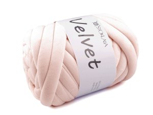 Příze Marshmallow silná Velvet Ø20 mm 500 g