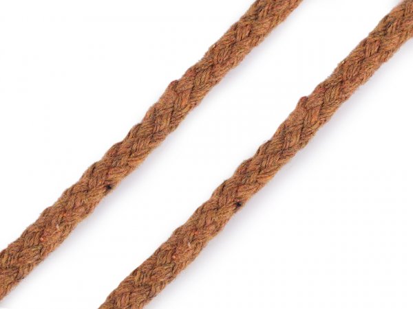Bavlněná oděvní šňůra splétaná Ø5 mm