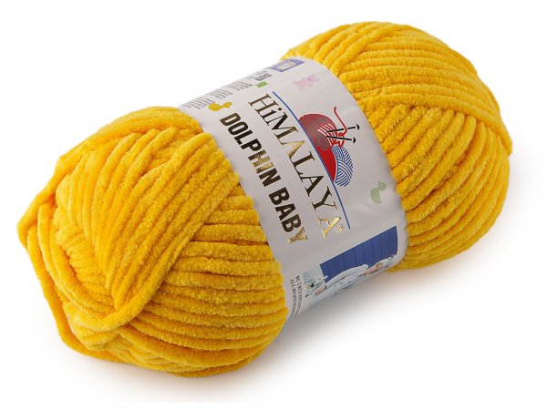 Pletací žinylková příze Dolphin Baby 100 g