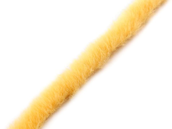 Oděvní / dekorační kožešinový proužek plochý, řezaný šíře 1,5 cm
