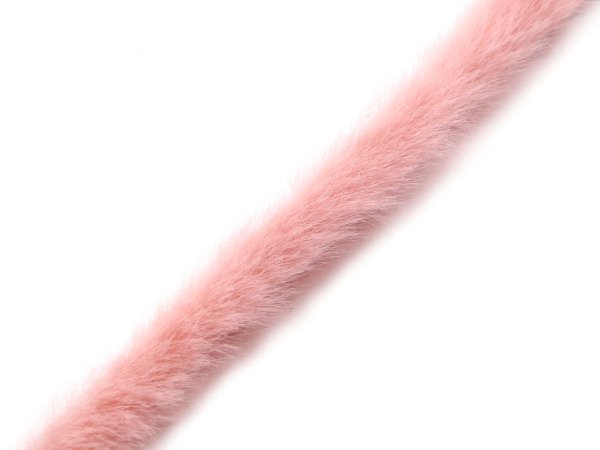Oděvní / dekorační kožešinový proužek plochý, řezaný šíře 1,5 cm
