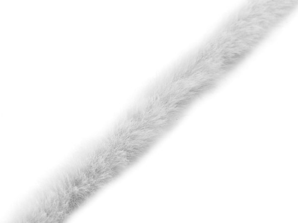 Oděvní / dekorační kožešinový proužek plochý, řezaný šíře 1,5 cm