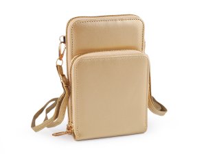 Peněženka s kapsou na mobil přes rameno crossbody 11,5x18 cm