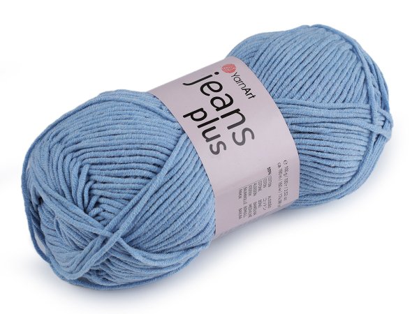 Pletací příze Jeans Plus 100 g