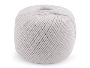 Bavlněná příze macrame Ø2 mm rozčesávací