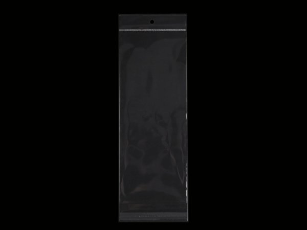 PP sáček s lepicí klopou a závěsem 12x30 cm