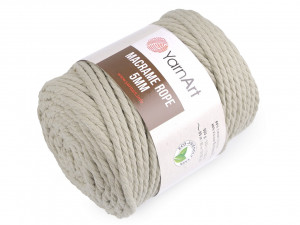 Pletací příze Macrame Rope Ø5 mm 500 g rozčesávací