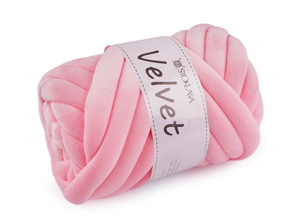 Příze Marshmallow silná Velvet Ø20 mm 500 g