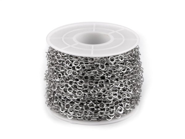 Řetízek z nerezové oceli 3,8 mm metráž