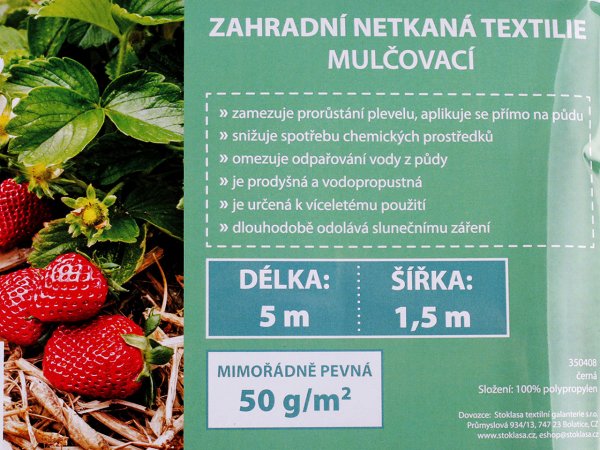 Zahradní netkaná textilie mulčovací