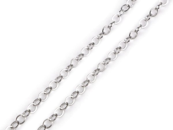 Řetízek z nerezové oceli 3,8 mm metráž