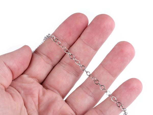 Řetízek z nerezové oceli 3,8 mm metráž