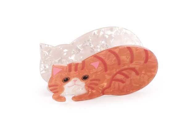 Skřipec do vlasů kočka