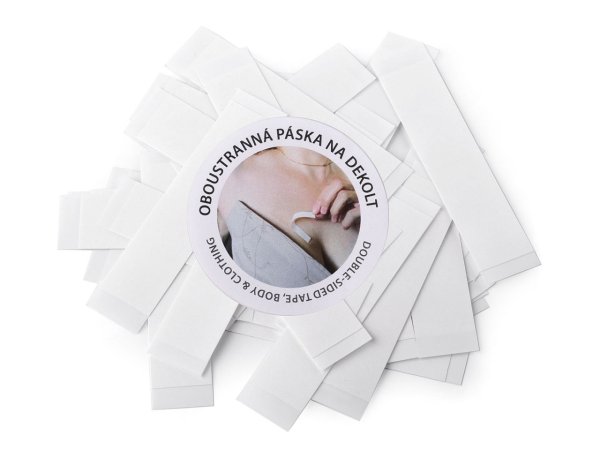 Oboustranná lepící páska pro dekolt šíře 12 mm,18 mm