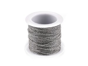 Řetízek z nerezové oceli 1,2 a 1,5 mm metráž