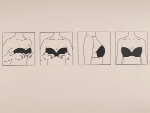 Nalepovací push-up neviditelná podprsenka