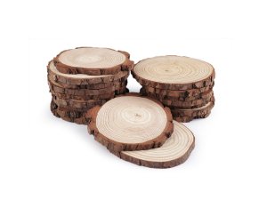 Přírodní dřevěné kolečko / podložka k domalování a dotvoření Ø14 cm