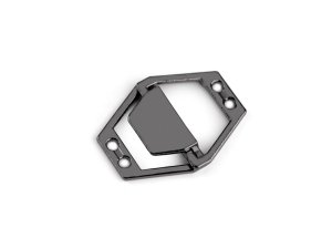 Kovové ozdobné zapínání 20x26 mm