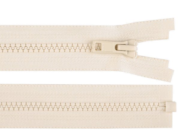 Kostěný zip YKK No 5 délka 85 cm bundový