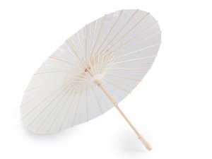 Papírový deštník / slunečník ke svatebnímu focení a domalování Ø83 cm