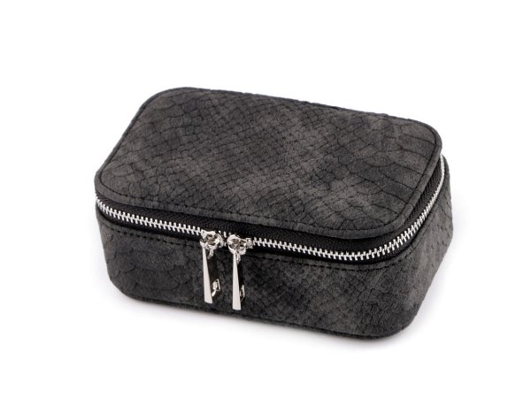 Malá šperkovnice na zip, cestovní 8x13x6 cm