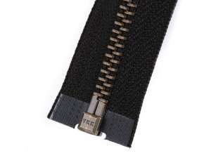 Staromosazný zip YKK No 5 délka 75 cm bundový