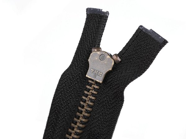 Staromosazný zip YKK No 5 délka 65 cm bundový