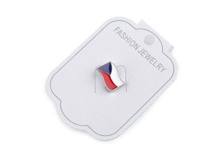 Brož / odznak mini vlajka Česká republika