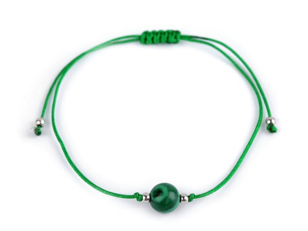 Náramek shamballa s imitací minerálu