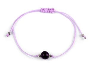 Náramek shamballa s imitací minerálu