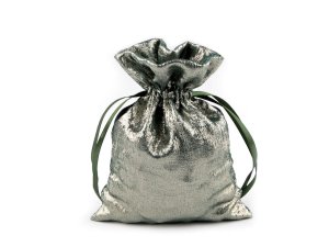 Dárkový pytlík s metalickým efektem 13x18 cm