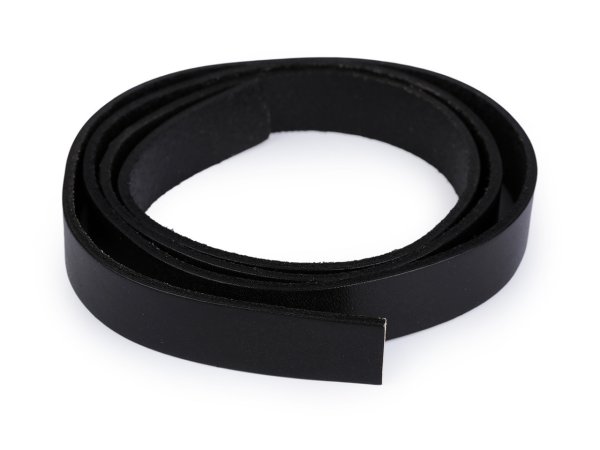 Kožený popruh / ucho na tašky - polotovar šíře 20 mm