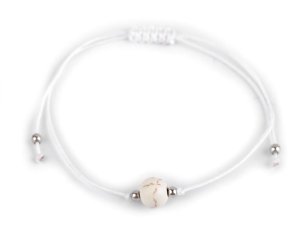 Náramek shamballa s imitací minerálu