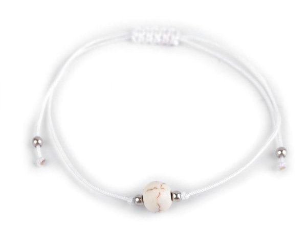 Náramek shamballa s imitací minerálu