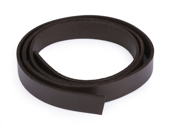Kožený popruh / ucho na tašky - polotovar šíře 20 mm