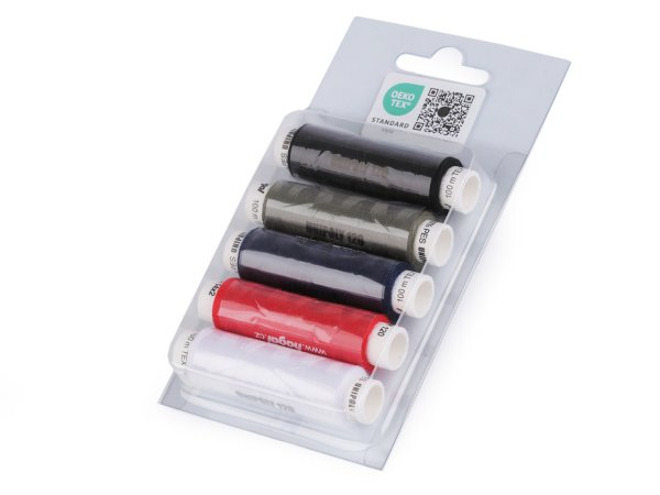 Polyesterové nitě Unipoly sada 5 ks