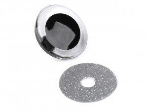 Oči velké s glitry s pojistkou Ø40 mm