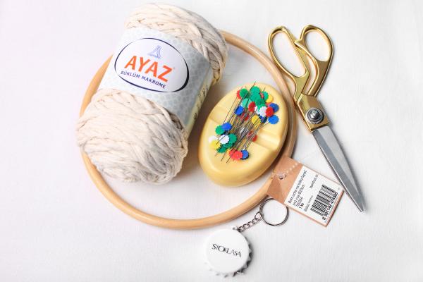 N�vod na macrame dekoraci v kruhu