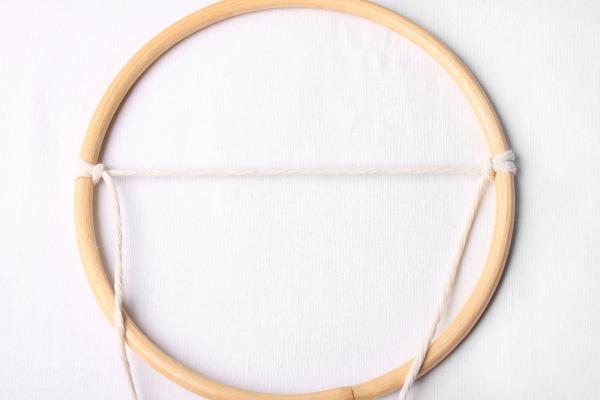 N�vod na macrame dekoraci v kruhu