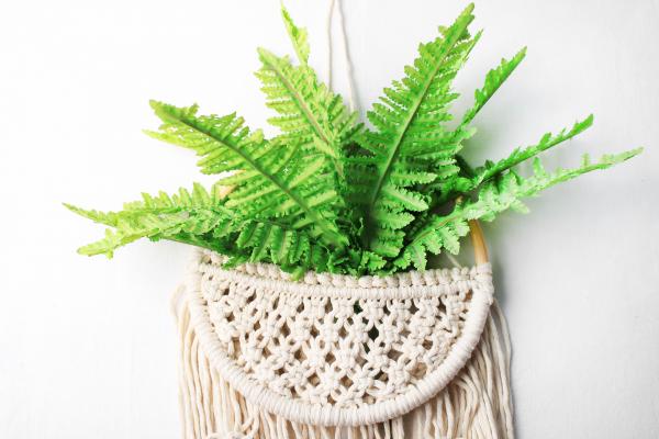N�vod na macrame dekoraci v kruhu